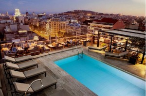 hotels piscine barcelone